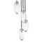 Z-Lite Arden Chandelier, 5-Light, 12 In.W x 12 In.H, Brushed Nickel/Clear 651P-5R-BN - alternate 4